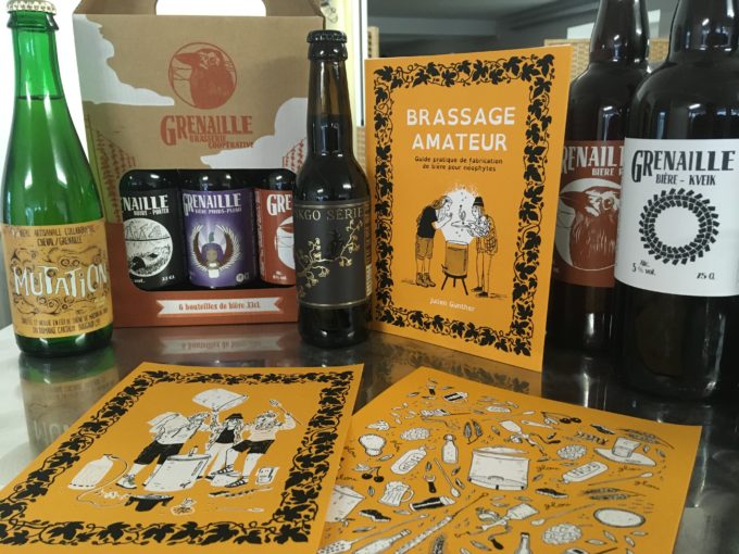 Livre et bières beau cadeau Brasserie Grenaille Julien Gunther